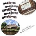 thumbnail image 6 of Urbalabs Cast Iron Kitchen Cabinet Handles and Drawer Pulls State of Texas Concho Cross and Star Country Home Rustic Decor Farmhouse Cabinet Handle Western Cabinet Knobs (2, Copper Texas with Cross), 6 of 7