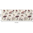 thumbnail image 7 of Red Mushroom Plant Light Pattern Kitchen Rug Mat,Kitchen Runner Rugs Non Skid Washable,Decorative Kitchen Floor Mats for Kitchen,Sink,Laundry,17"x47.2", 7 of 7
