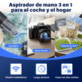 thumbnail image 3 of "Aspirador De Mano Portátil Usb Recargable 3 En 1 Profesional Malubero, Negra Dorada ", 3 of 5