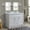 White, variant on Bellaterra Home 400700-49D-WH-WMR 48 in. Double Rectangle Sink Vanity with Carrara Marble Top, White