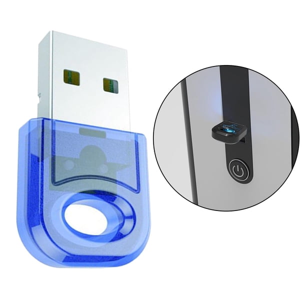 Adaptador USB Bluetooth, 5 Bluetooth Receiver Support para Windows 10/8/7 para computadora de , computadora portátil, mouse, teclad Macarena adaptador bluetooth