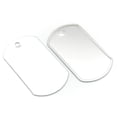 thumbnail image 5 of Pack 100 pcs Shiny Stainless Steel Military spec Dog Tags by OnDepot, 5 of 5