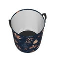 thumbnail image 3 of Balery,Laundry Hamper With Handles Laundry Basket Autumn Leaves With Blue Round Laundry Baskets Circular Hamper For Bathroom Organizer Basket Lightweight Storage Baskets For Bathroom, 3 of 8