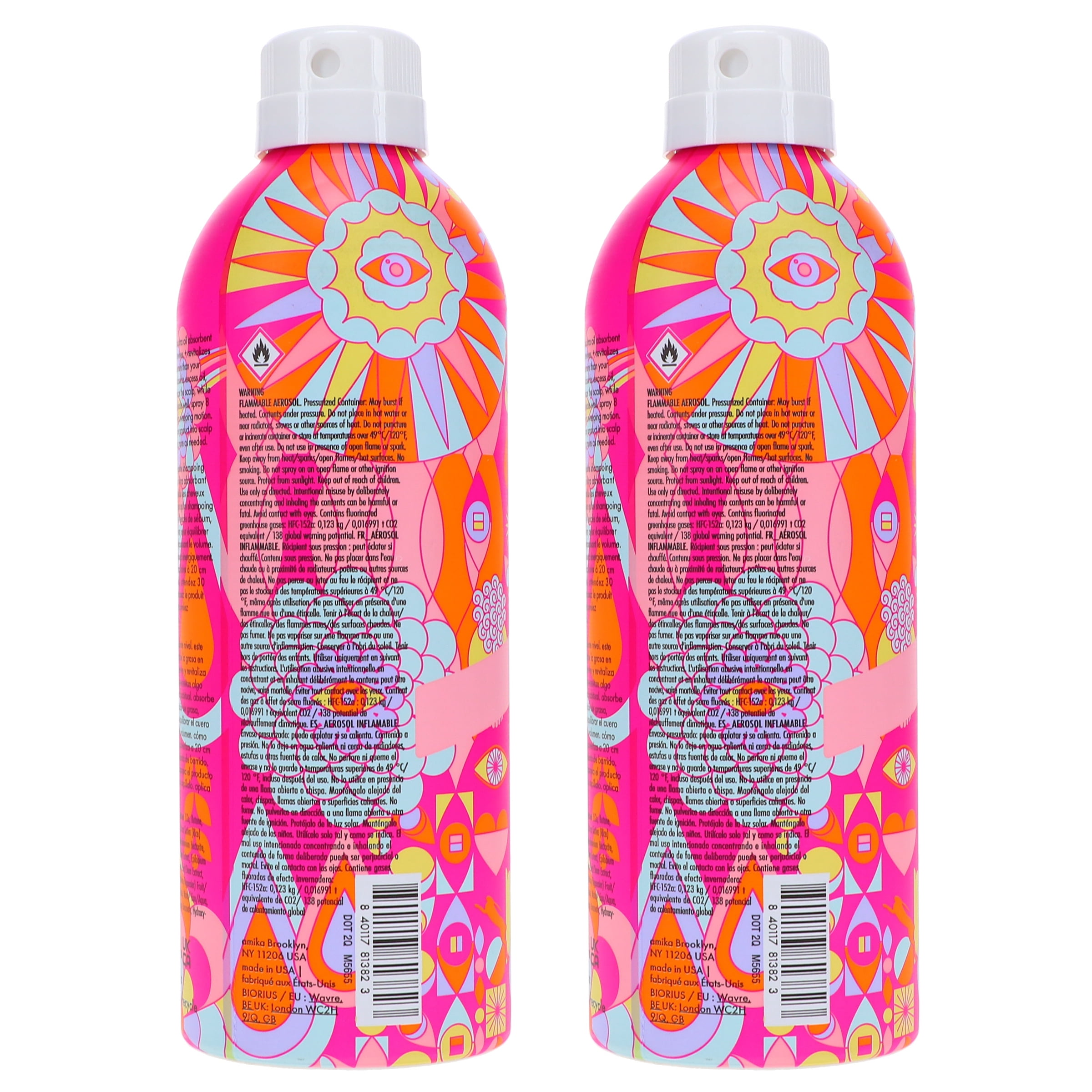 Amika Perk Up Ultra Oil Control Dry Shampoo 9.5 oz 2 Pack