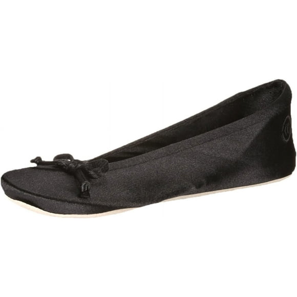 SHIQI-Isotoner Women's Satin Ballerina Slippers