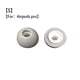 thumbnail image 1 of 1 par de auriculares con punta para la oreja, esponja para auriculares, tapa de rebote lento, accesorio para auriculares S Inevent EL5622-04B, 1 of 7