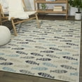 thumbnail image 2 of Balta Friendly Fish Geometric Coastal Area Rug Blue 7'10" x 10' 8' x 10' Teal, 2 of 5