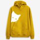 thumbnail image 1 of Puntoco - Sudadera con capucha de manga larga para mujer con diseño de gato Puntoco Puntoco-287, 1 of 4