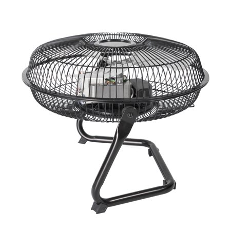 MAINSTAYS 9″ 3-SPEED HIGH VELOCITY METAL FAN WITH 360-DEGREE TILT AND WALL MOUNT