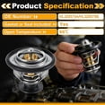 thumbnail image 2 of Termostato de Refrigerante del Motor Unique Bargains HL3Z8575A/HL3Z8575B para Ford F-150 3.5L V6 2017-2021 Reemplazo del Sistema de Refrigeración Automotriz con Sello, 2 of 7