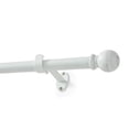 thumbnail image 3 of Threadmade Farmhouse Ball Curtain Rod, White - 32"W x 78"L, 3 of 6