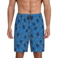 thumbnail image 1 of Kdxio Tennis Rackets 1 Print Mens Shorts, Breathable Lounge Sleepwear Set with Elastic Waistband and Pockets-X-Large, 1 of 6