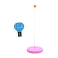 thumbnail image 3 of Almencla Parent Child Trainer Toy Trainer Set , Soft Elastic Floor Sports Tennis Training Pink with Rackets, 3 of 8