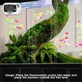 thumbnail image 4 of Hxlamzoo Clearance Upgrade Model Fish Tank Temperaturer Reptile Turtle Suction Cup Pet Aquarium with Probe Impervious To Water Electronic Temperaturer, 4 of 6