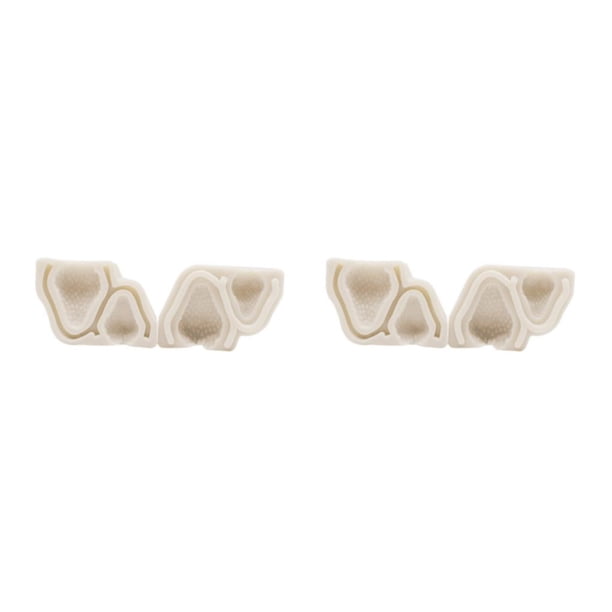 Yuarrent Molde de silicona para decoración de tartas de Mousse de fresa, molde para hornear galletas de Chocolate, moldes para hornear para el Tipo 2 2piezas