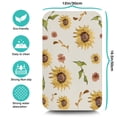 thumbnail image 5 of Washable Rubber Sunflower Cute Floral Dish Drying Mats for Kitchen Counter Home Large Coffee Bar Pad Accessories and Decor for Utensils Stemware 19.5''x12'', 5 of 7