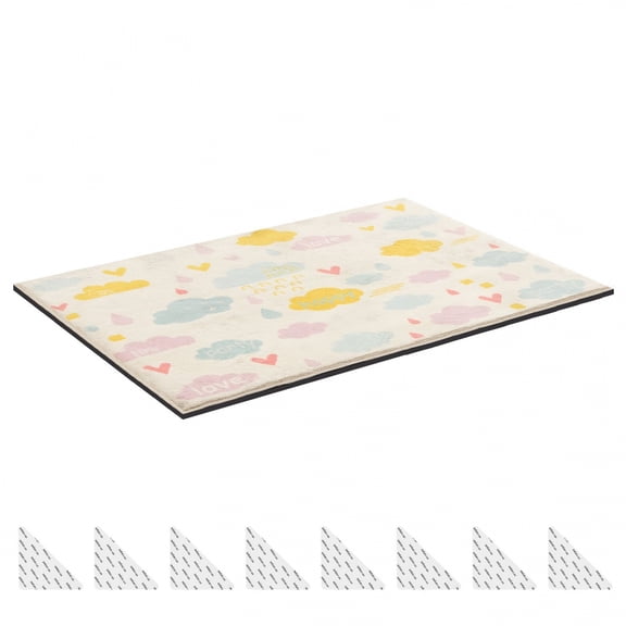 DIANJIE 8x5 ft Non-Slip Rug Pad Dual Felt & TPR Rubber Gripper Floor Protector Rug Underpad