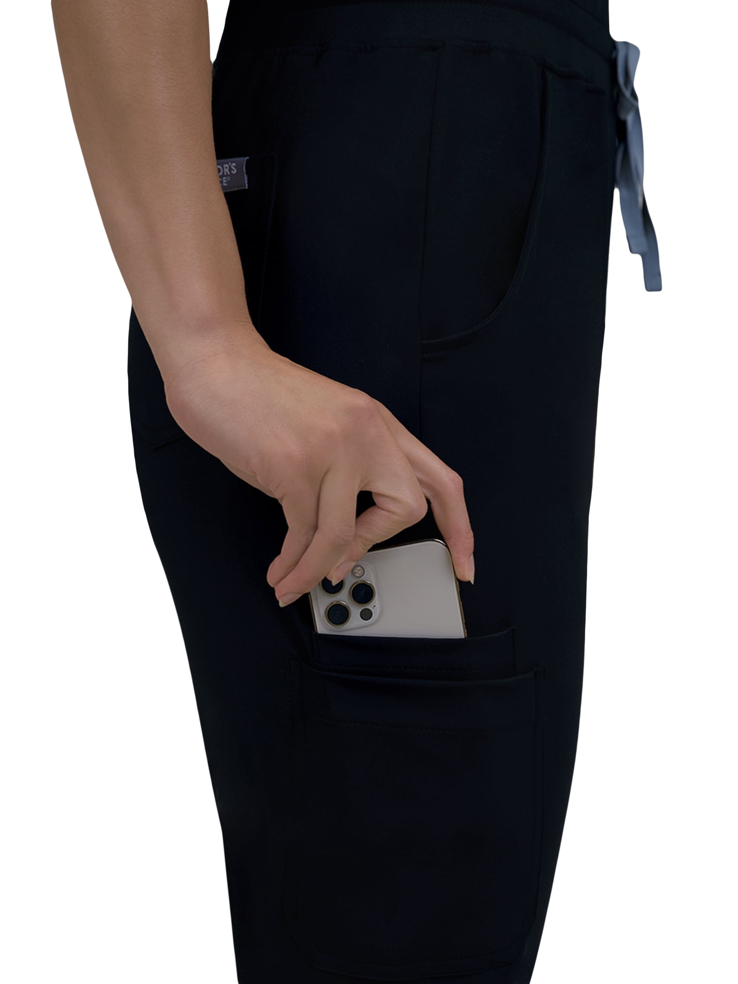 Doctor's Choice Pro Fit Scrubs Women's Scrub Bottom Black S - XXXL