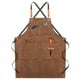 thumbnail image 1 of Denim Overalls Barber Milk Tea Shop Apron, 1 of 2