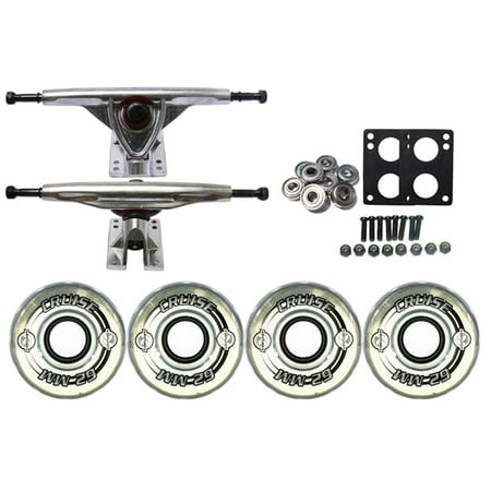 KRYPTONICS CRUISE Truck Wheel Pack 62mm CLEAR 180mm Raw