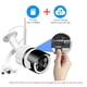 thumbnail image 1 of Cámara de seguridad para exteriores, cámara para el hogar 1080P IP66, cámara IP WiFi a prueba de agua con detección de movimiento y sonido facial, vis Soledad Cámara de seguridad al aire libre, 1 of 10