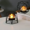 thumbnail image 1 of Sentmoon Candle Holders Iron Vintage European Candle Holders Holiday Ornament Geometric Home Table Candle Holders Ornament Candle Candle Holders Home Decor, 1 of 7