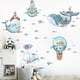thumbnail image 3 of Juego de 4 pegatinas de pared grandes MACHAO Ballenas del mundo submarino 30 * 90 CM, 3 of 5