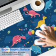 thumbnail image 2 of Long Mouse Pads for Desk,Blue Cartoon Dinosaurs Balloons Pattern Desk Mats on Top Of Desks, Desk Mouse Pad Extra Large with 3mm Non-Slip Base and Stitched Edge for Gaming,Office,Work,Home 47.3"x23.6", 2 of 6