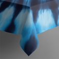 thumbnail image 5 of Blue Tie Dye Spiral Pattern Square Tablecloth,Waterproof Square Table Cover,Wipeable Spillproof Washable Table Cover for Home Kitchen Party Decor 42"X42"(107x107cm), 5 of 6