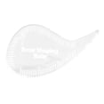 thumbnail image 3 of Regla para cejas con forma de lágrima, herramienta de dibujo rápido, accesorios versátiles para plantillas, regla para mapeo de cejas con de, 3 of 8