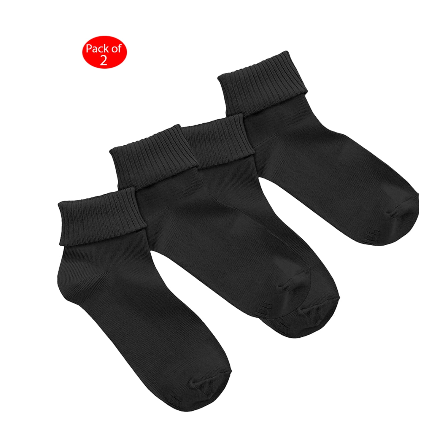 Hanes Hanes Women's Comfort Soft; Cuff Socks Extended Sizes 3Pack