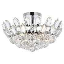 Emilia 16 inch flush mount in chrome