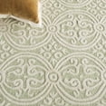 thumbnail image 6 of SAFAVIEH Cambridge Leslie Geometric Wool Area Rug, Light Green/Ivory, 2'6" x 4', 6 of 11