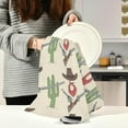 thumbnail image 3 of American Wild West Cowboy Dish Towels 4 Pack, Cactus Shotgun Washable Tea Towels Dishcloths Lint-Free 18x28 Inch Fast Drying for Kitchen Restaurant Bar Clean, 3 of 7