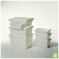 thumbnail image 4 of Rubbermaid White Plastic Box, 5 Gallon, 18 x 12 x 9, Lot of 6, 4 of 4