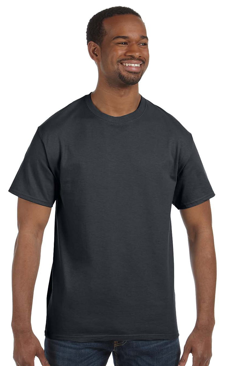 Jerzees Men's Casual Blank T-Shirt - 29M - Large - Charcoal Grey ...