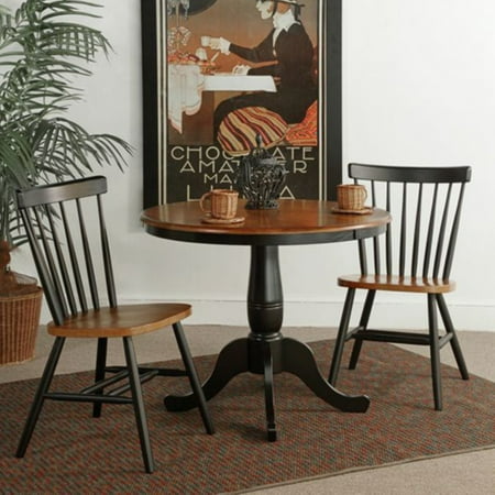 36 Round Pedestal Dining Table With 2 Copenhagen Chairs 36 Round Pedestal Dining Table With 2 Copenhagen Chairs