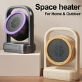 thumbnail image 4 of Portable Personal Space Heater 500W - Compact for Desk, Bedroom & Office, Dual Modes, Safe, 4 of 12