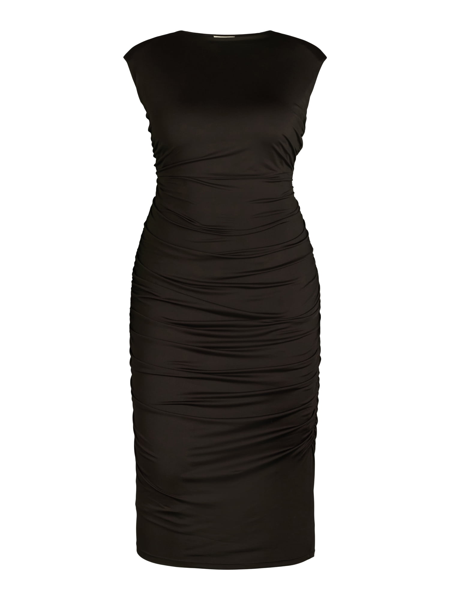 Sofia Jeans Women's and Women's Plus Sleeveless Open Back Midi Dress, Below Knee Length, Sizes XS-5X