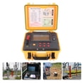 thumbnail image 4 of Transformer Direct Current Resistance Tester, Temperature Conversion US Plug 100-240V ABS Resistance Calculation DC Low Resistance Tester  for Marine Industry, 4 of 7