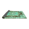 thumbnail image 2 of Ahgly Company Indoor Rectangle Abstract Turquoise Blue Modern Area Rugs, 8' x 12', 2 of 4