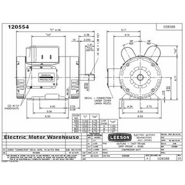 Century 5hp Electric Motor Wiring Diagram | Soffast