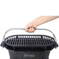 thumbnail image 3 of WRXELAN Cast Iron Hibachi Grill – Portable Charcoal BBQ for Outdoor Cooking, Durable Tabletop Skillet, Compact Camping Charcoal Cooker for Tailgating, Picnics & Hunting (Oval), 3 of 20
