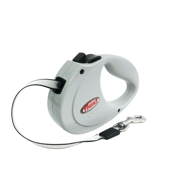 Correa Retráctil para Perro Flexi City Mediana Color Gris