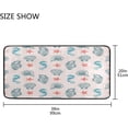 thumbnail image 3 of Kitchen Rugs Seahorse Starfish and Seashell Design Non-Slip Soft Kitchen Mats Bath Rug Runner Doormats Carpet for Home Decor, 39" X 20", 3 of 5