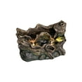 thumbnail image 6 of Outdoor Garden Water Fountain - Modern Tree Trunk Waterfalls Fountains with LED Lights & Pump for Patio Yard Porch Pool Decor, 6 of 13