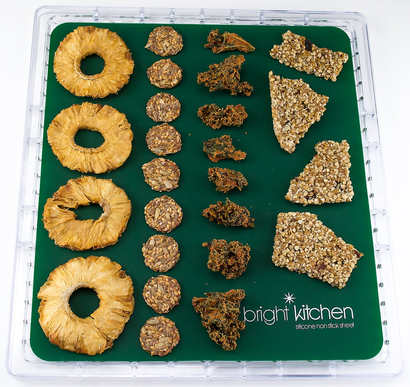 6 Silicone Non Stick Sheets fits Sedona Express Dehydrator Mat SDE-S6780-B & SDE-P6280 Drying Dehydrating Cookie Crackers Fruit Leather