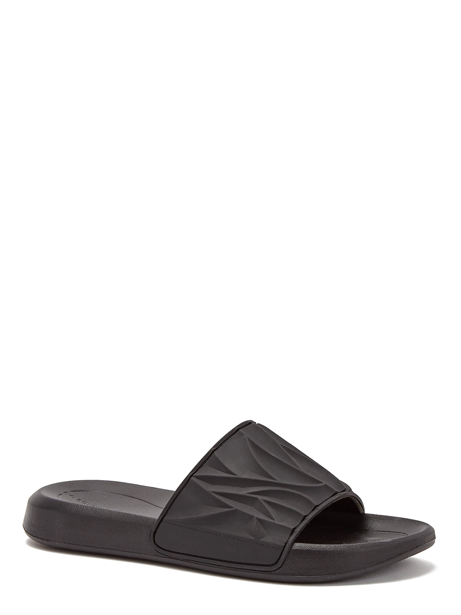 No Boundaries Men's Molded Texture Slide Sandals - Walmart.com