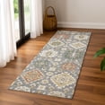 thumbnail image 6 of Addison Rugs Mayfield Premium Machine Washable Transitional Bohemian Gray Runner Rug, 2'3" x 7'6", 6 of 6