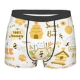 thumbnail image 4 of Goofa Farm Bee Cute Honey Printed Men's Boxer Briefs Underwear, Moisture-Wicking Underwear, Trunk,Soft and Breathable Cotton Underwear-Small, 4 of 9